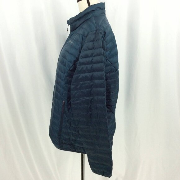 Eddie Bauer Microlight 650 Down Puffer Jacket Womens Size 2XL Teal Packable - Picture 6 of 10